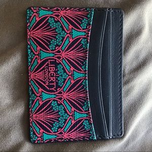 BRAND NEW Liberty London Card Holder Iphis Canvas